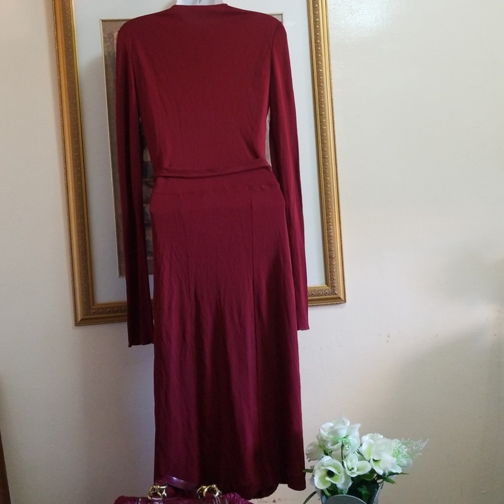 GUCCI  LONG SLEEVES HORSEBIT GATHERED DRESS - Picture 3 of 7